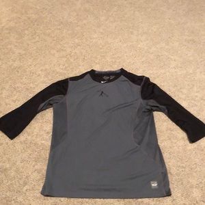 Nike Pro Combat 3/4 sleeve.